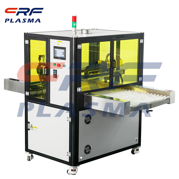 Plasma treatment machine for plastic surface